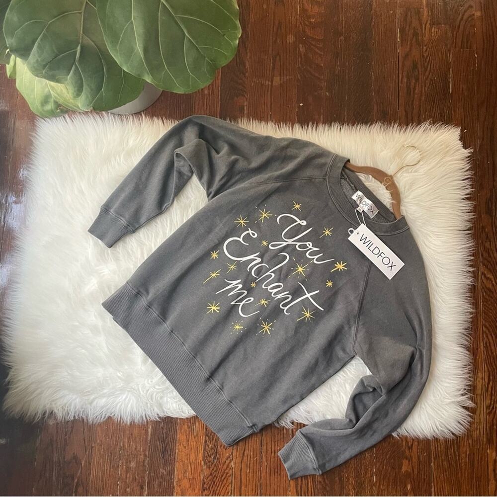 WILDFOX Enchantress Sommers Oversized Sweatshirt NWT